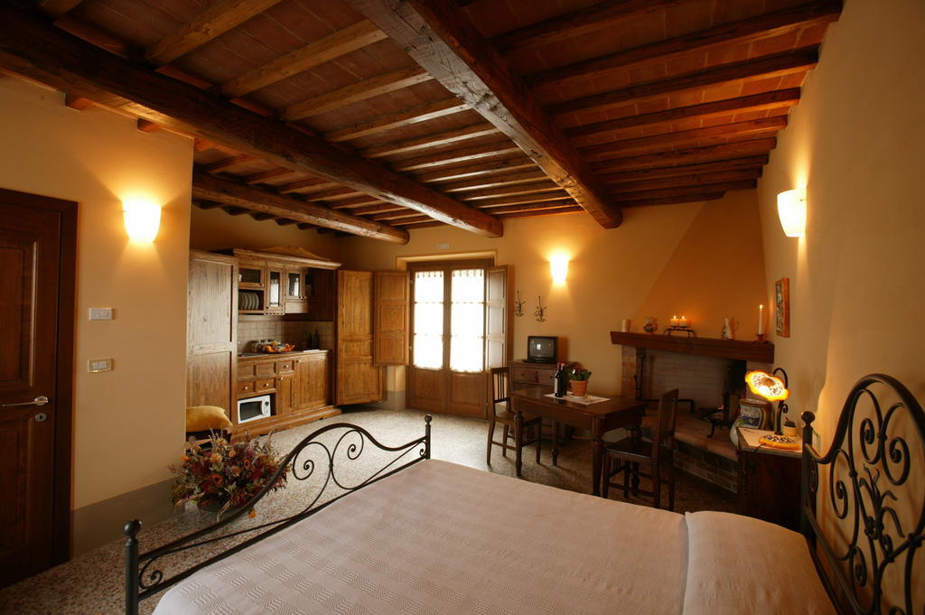 Agriturismo Podere San Gregorio Pienza Oda fotoğraf